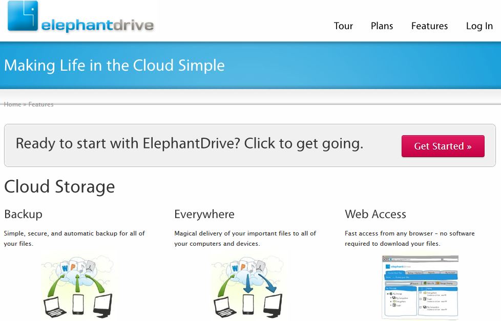 elephant drive website
